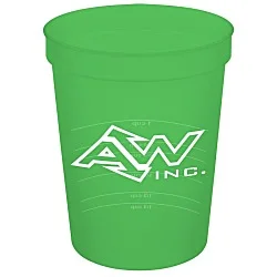 Translucent Stadium Cup with Measurements- 16 oz.