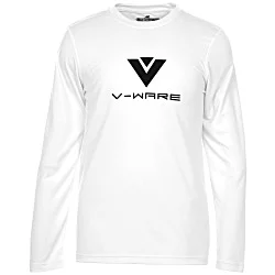 BLU-X-DRI Stain Release Performance LS T-Shirt - Men's