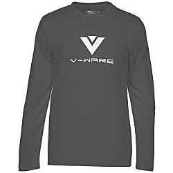 BLU-X-DRI Stain Release Performance LS T-Shirt - Men's