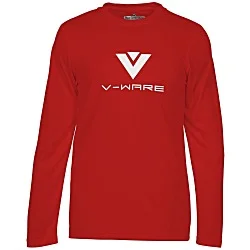 BLU-X-DRI Stain Release Performance LS T-Shirt - Men's