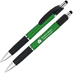 Souvenir Emblem Stylus Pen - Metallic