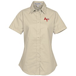Workplace Easy Care SS Twill Shirt - Ladies'