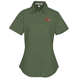Workplace Easy Care SS Twill Shirt - Ladies'