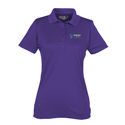 Mini Pique Raglan Performance Polo - Ladies'