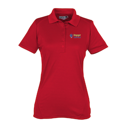 Mini Pique Raglan Performance Polo - Ladies'