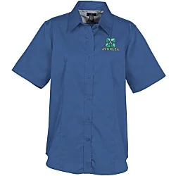 Willshire Twill Short Sleeve Dress Shirt - Ladies'- 24 hr
