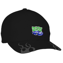 Speedway Cap with Flames