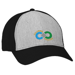 Two Tone Jersey Front Cap
