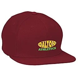 Flat Bill Snapback Cap