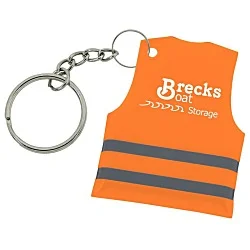 Reflective Safety Vest Keychain