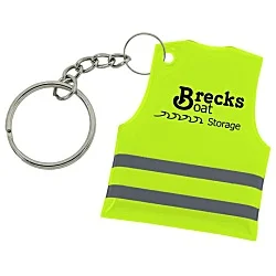 Reflective Safety Vest Keychain