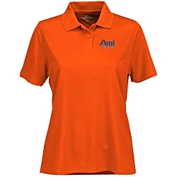 Vansport Omega Solid Mesh Tech Polo - Ladies' - Embroidered - 24 hr