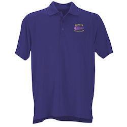 Vansport Omega Solid Mesh Tech Polo - Men's - Embroidered - 24 hr