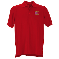 Vansport Omega Solid Mesh Tech Polo - Men's - Embroidered - 24 hr