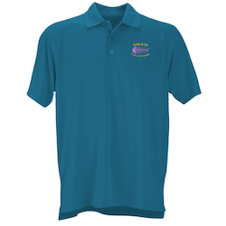Vansport Omega Solid Mesh Tech Polo - Men's - Embroidered - 24 hr
