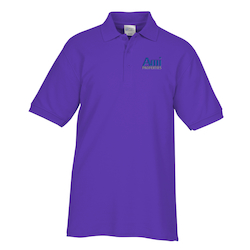 Soil Release Blend Pique Polo - Men's