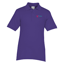 Soil Release Jersey Knit Polo - Men's