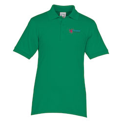 Soil Release Jersey Knit Polo - Men's