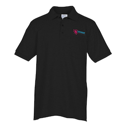 Soil Release Jersey Knit Pocket Polo - Men's