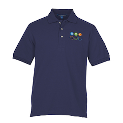 Easy Care Pique Knit Polo - Men's
