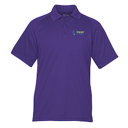 Mini Pique Raglan Performance Polo - Men's