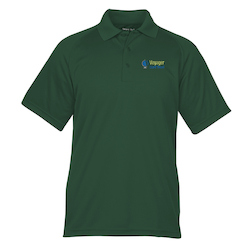 Mini Pique Raglan Performance Polo - Men's