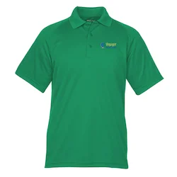 Mini Pique Raglan Performance Polo - Men's