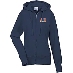 Fashion Full-Zip Hooded Sweatshirt - Ladies' - Embroidered