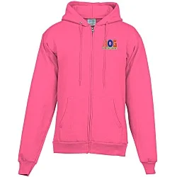 Fashion Full-Zip Hooded Sweatshirt - Men's - Embroidered