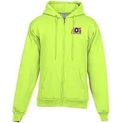 Fashion Full-Zip Hooded Sweatshirt - Men's - Embroidered