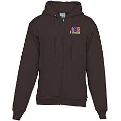 Fashion Full-Zip Hooded Sweatshirt - Men's - Embroidered