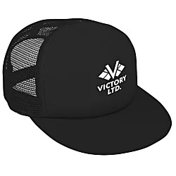 Flat Bill Foam Trucker Cap - 24 hr