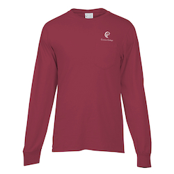 Principle Pigment-Dyed Long Sleeve Pocket T-Shirt