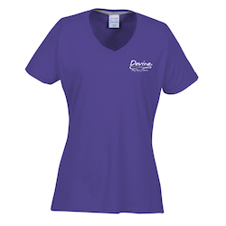 Principle Performance Blend Ladies' V-Neck T-Shirt - Colors