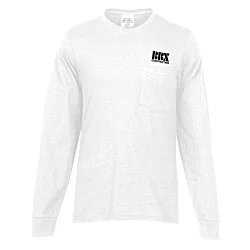 Port & Company Essential Long Sleeve Pocket T-Shirt