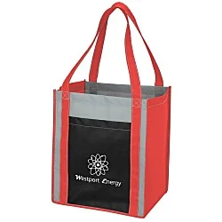 Color Combo Grocery Pocket Tote