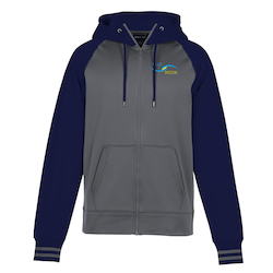 Performance Colorblock Full-Zip Hooded Sweatshirt - Men's