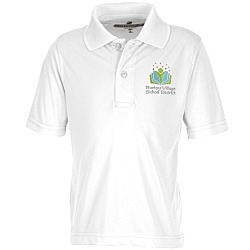 BLU-X-DRI Stain Release Performance Polo - Youth
