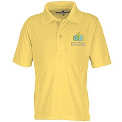 BLU-X-DRI Stain Release Performance Polo - Youth