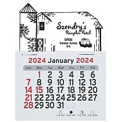 Peel-N-Stick Calendar - Barn