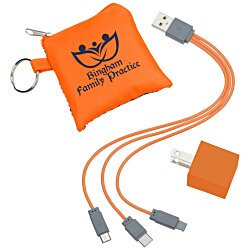 Sporty 3-in-1 Pouch with Wall Charger