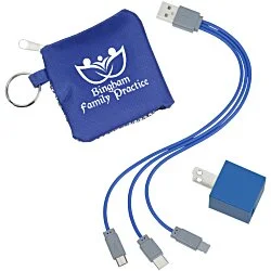 Sporty 3-in-1 Pouch with Wall Charger
