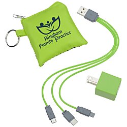 Sporty 3-in-1 Pouch with Wall Charger