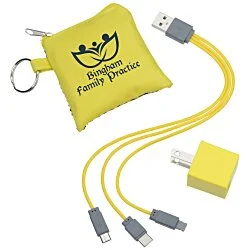 Sporty 3-in-1 Pouch with Wall Charger