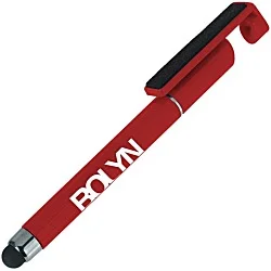 Mini Stylus Pen with Phone Stand and Screen Cleaner