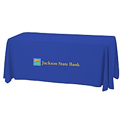 Serged Open-Back Stain Resistant Table Throw - 6'