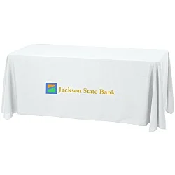 Serged Open-Back Stain Resistant Table Throw - 6'