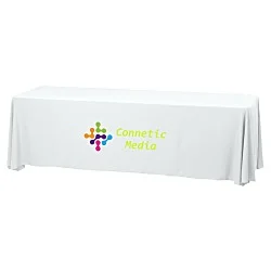 Serged Closed-Back Stain Resistant Table Throw - 8'