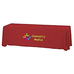 Serged Closed-Back Stain Resistant Table Throw - 8'