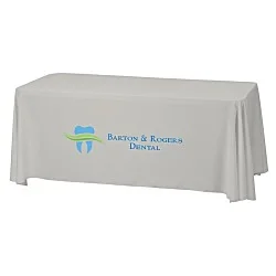 Serged Closed-Back Stain Resistant Table Throw - 6'